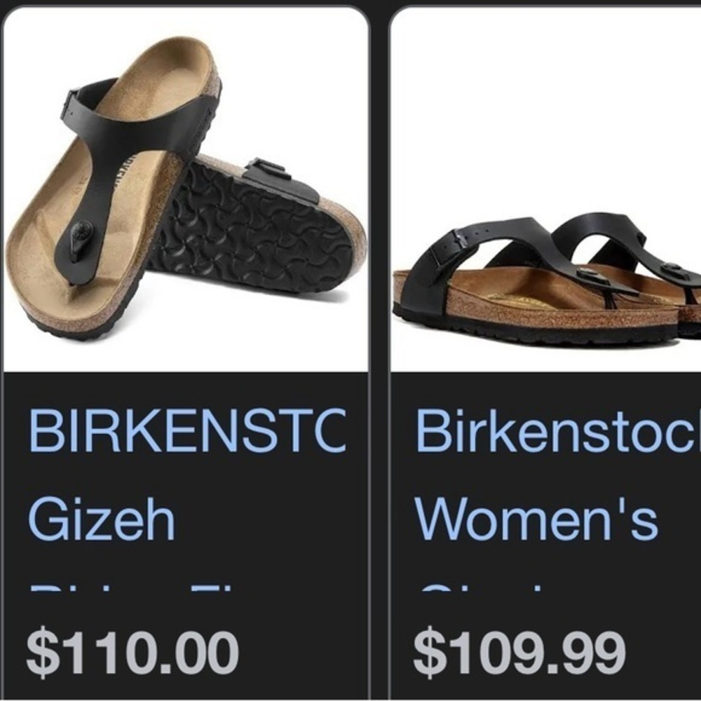Birkenstock gizeh black leather , size 3EUR , pre 🥰, in great condition.